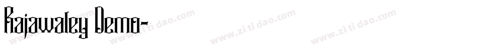 Rajawaley Demo字体转换